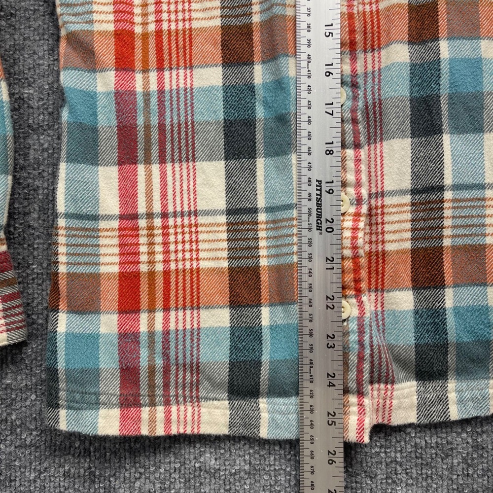 Patagonia Fjord Flannel Organic Cotton Plaid Button Up Shirt Womens 6 53915 - Picture 4 of 7